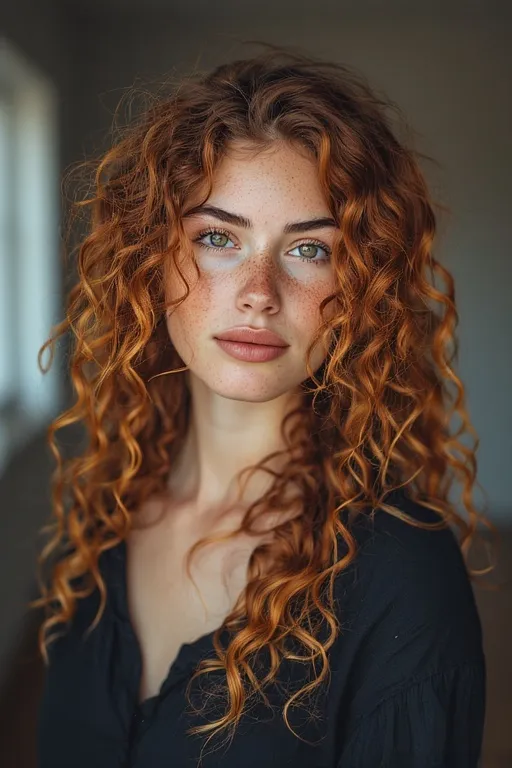 Beautiful braided and curly hairstyles guide 9 Curly braided hairstyle with vibrant ombré highlights in caramel and burgundy tones.