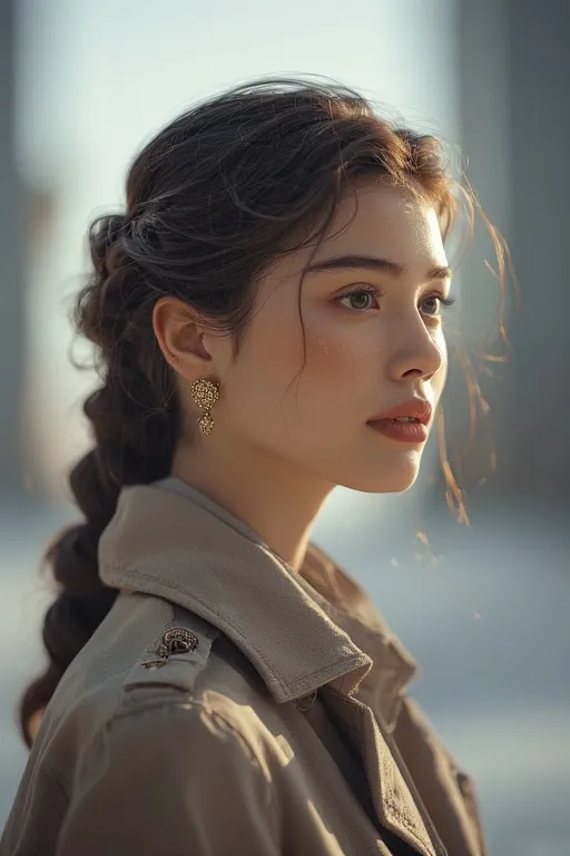 Sleek low ponytail with velvet ribbon for a chic fall hairstyle.