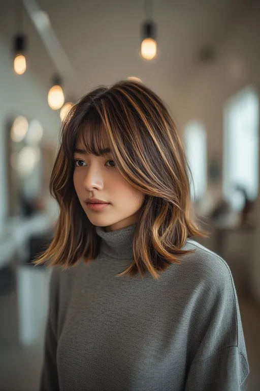Modern fashion and style 3 Modern bob hairstyle with highlights combining traditional and trendy elements