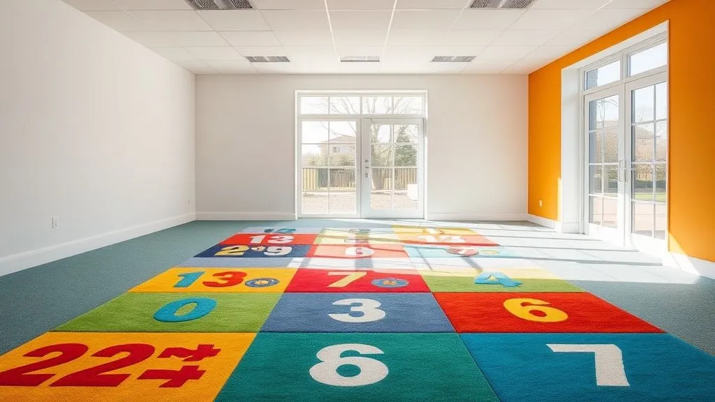 Kids’ room with convertible furniture and practical design.