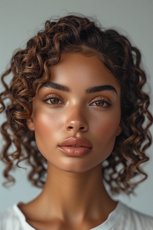beautiful-curly-hair-looks 7 A woman with perfectly defined ringlet curls creating a glamorous, red-carpet-ready look.