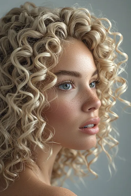 Gorgeous curly hairstyles natural beauty ideas 6 "Defined ringlets and coils with shiny, springy texture showcasing natural curly beauty."
