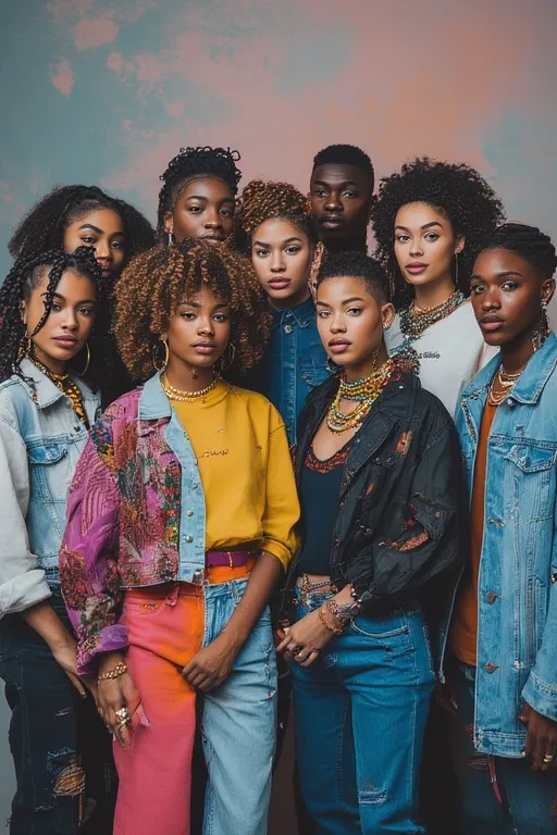 Trendy Fashion & Hairstyle Ideas for a Modern Look 11 Diverse individuals expressing identity and creativity through their fashion and hairstyles.