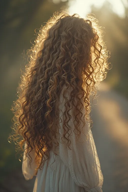 Gorgeous Curly Hairstyles to Embrace Your Natural Beauty 9 Long, flowing curls creating an elegant and romantic hairstyle full of dimension.
