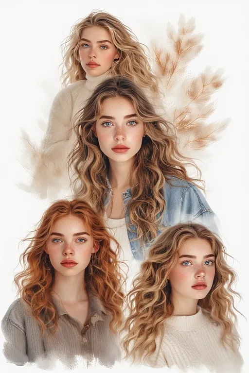 Seasonal fashion and hairstyles showing how trends evolve with the seasons.