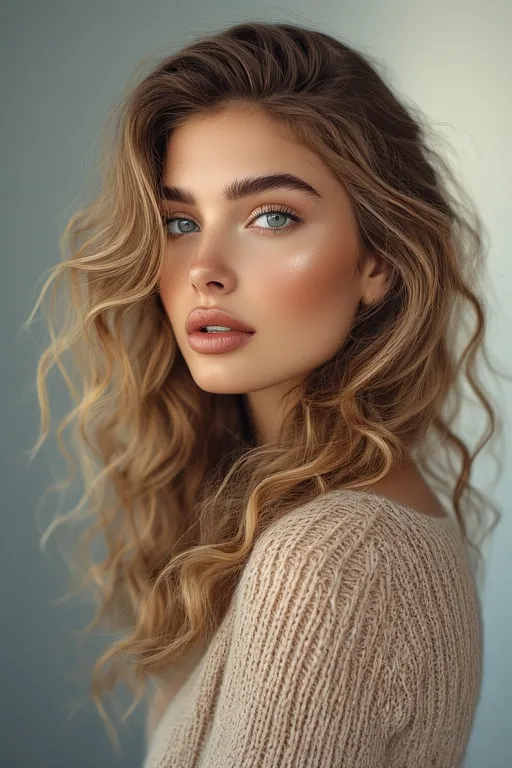 Trendy curly hairstyles for every occasion 10 Woman with side-parted curly hairstyle adding volume and movement.
