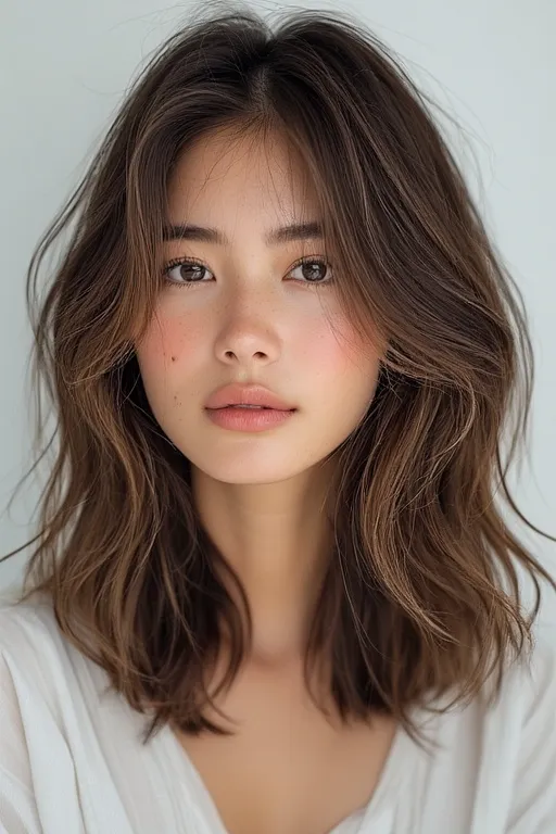 Everyday glam hairstyles effortless beauty ideas 11 "Textured layered hairstyle with natural volume for a radiant, everyday glam effect."