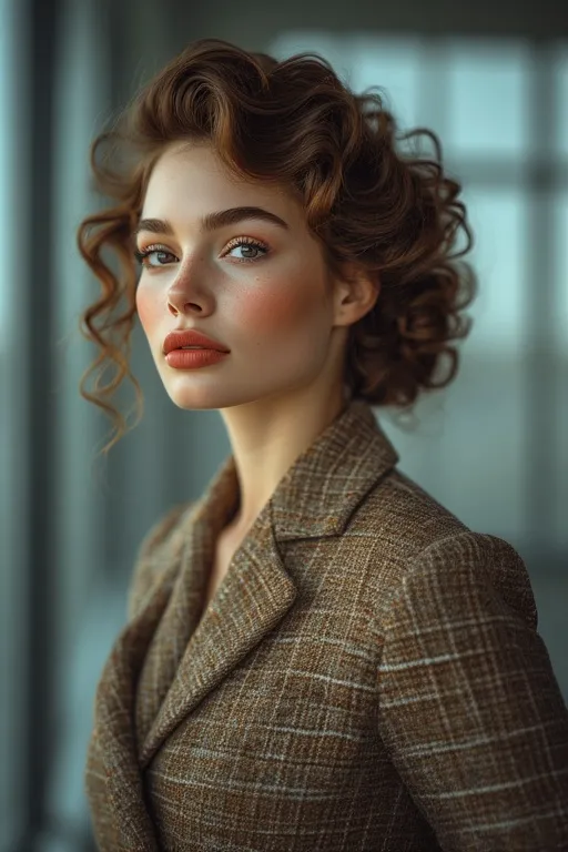 Chic Winter Style Looks for a Cozy & Trendy Season 2 Stylish woman showcasing the harmony between fashion and hairstyle as a form of self-expression.