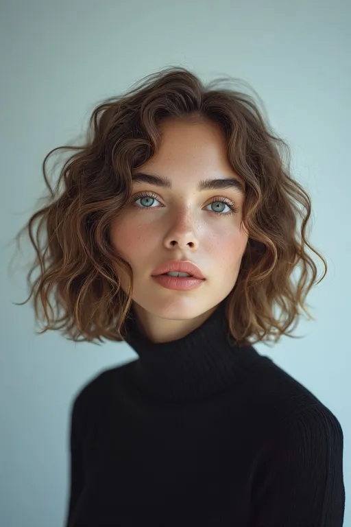 Trendy curly hairstyles for every occasion 4 Woman with a chic short curly bob hairstyle highlighting natural texture.