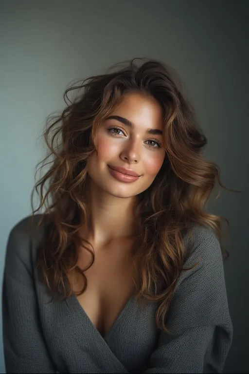 Everyday glam hairstyles effortless beauty ideas 2 "Effortless everyday glam hairstyle with soft waves and natural makeup exuding casual elegance."