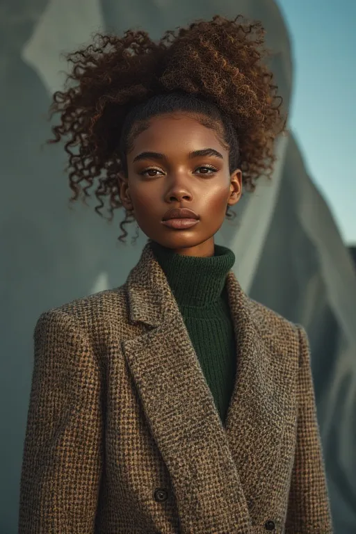 Future fashion and hairstyle trends highlighting sustainability, inclusivity, and individuality.