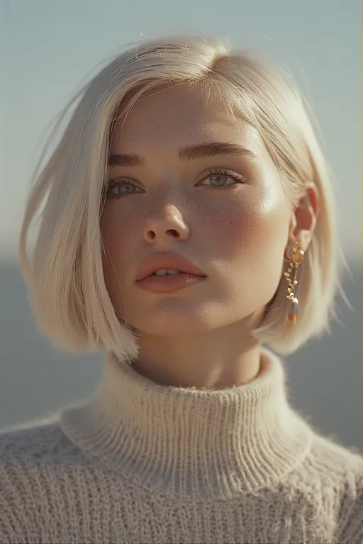 Fall Hair Styles For Cozy Autumn Look 2025 9 Modern polished bob hairstyle for chic fall fashion.