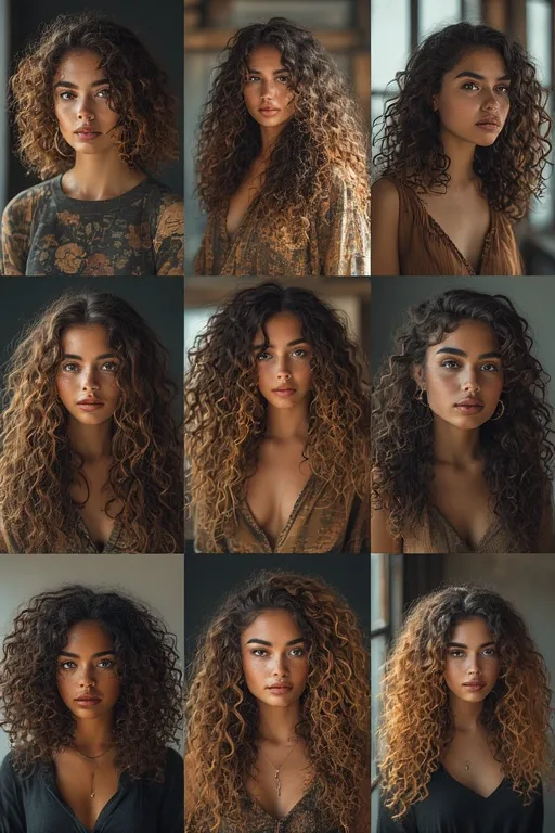 Gorgeous Curly Hairstyles to Embrace Your Natural Beauty 6 2025 curly hair trends featuring curly bangs, loose waves, and creative updos.