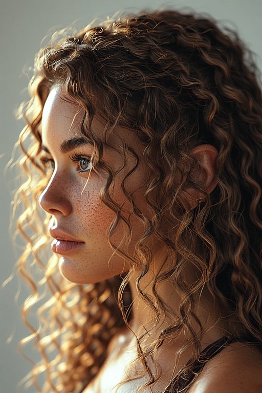 Twisted braids with defined curls highlighting natural texture and bounce.