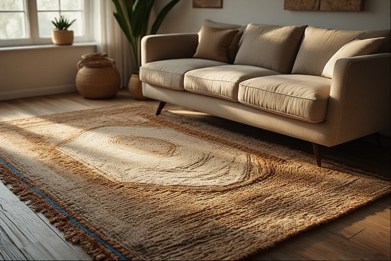 16 Budget-Friendly Living Room Makeover Ideas 12 Cozy living room with layered rugs adding texture and warmth.