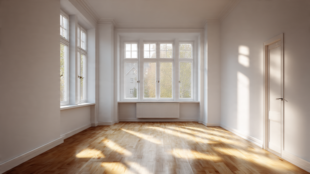 16 Functional Entryway Organization Tips for Everyday Living 2 Minimalist entryway cleared of clutter with natural sunlight and clean wooden floors.