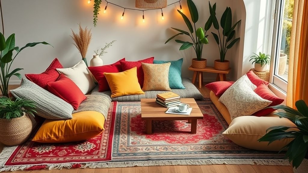 cozy floor seating ideas