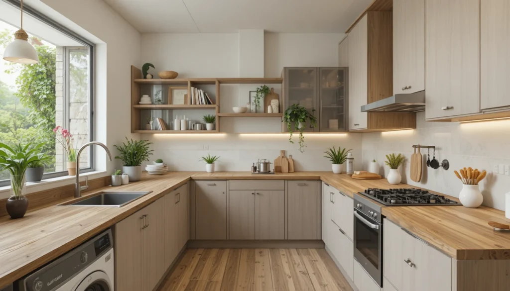 Kitchen Ideas: Inspiring Home Décor Tips for Every Style 10 Eco-friendly kitchen with sustainable materials and energy-efficient features.