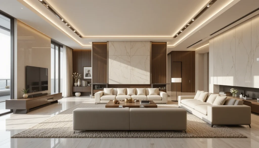 Luxury & Modern Home Decor 2 Minimalist elegant modern interior with clean lines and luxurious simplicity.