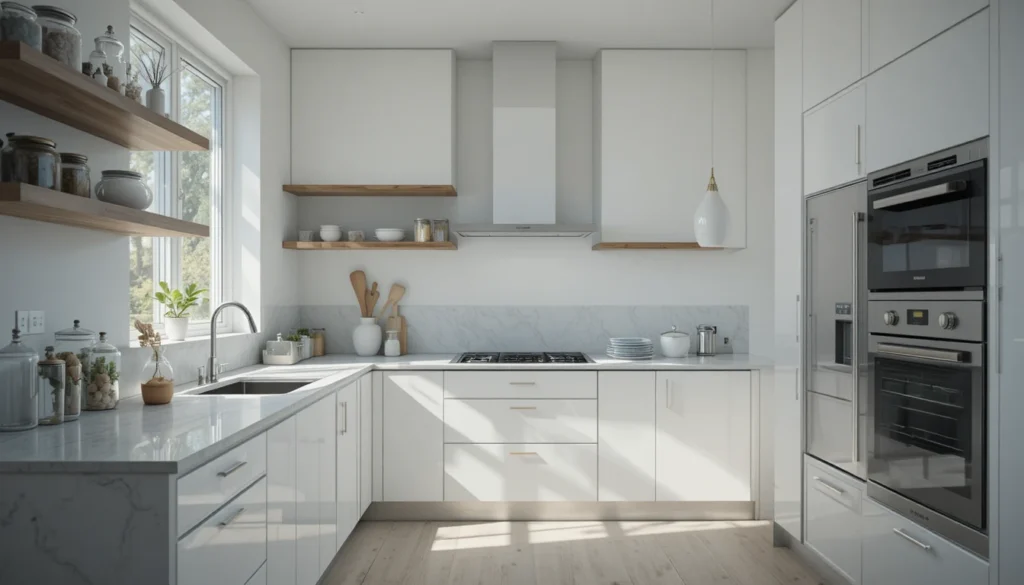 Kitchen Organization Ideas for a Beautiful and Functional Home 11 Minimalist kitchen countertop with hidden appliances and simple decor.