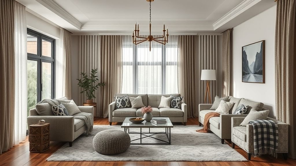 The Raspberry Mille-Feuille Home Aesthetic 2 Home décor with layered textiles and fabrics to show layering as a décor principle.