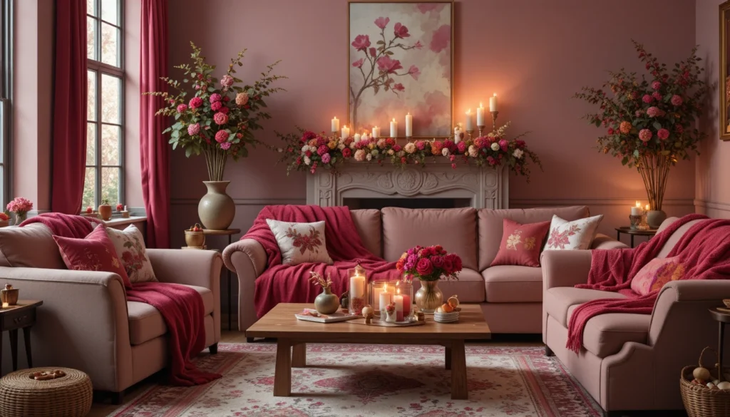 The Raspberry Mille-Feuille: A Statement Dessert for Elegant Home Decor 9 Seasonal décor ideas using raspberry tones in blankets, candles, and flowers.