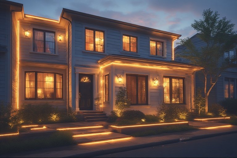 Town House Decorating Ideas: Stylish Tips for Every Space 4 Townhouse with layered warm lighting including sconces and pendant fixtures.