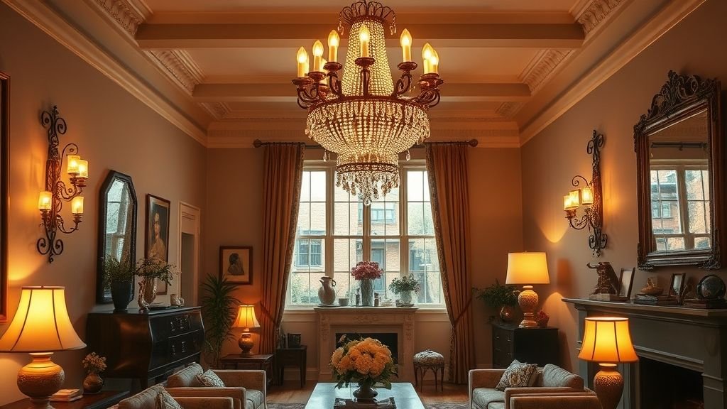 Townhouse Decorating Ideas for Modern, Stylish Living 12 Modern townhouse illuminated with layered lighting and warm tones.