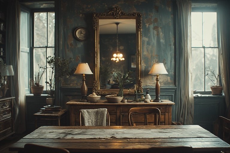 Town House Decorating Ideas: Stylish Tips for Every Space 16 Townhouse interior blending vintage decor with modern furniture.