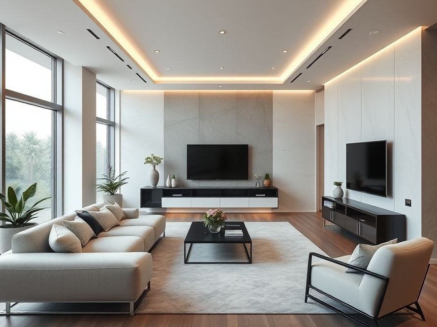 Luxury & Modern Home Decor: Elevate Your Space with Timeless Elegance 2 Understanding luxury modern home decor with sleek lines, minimalist styling, and high-end materials.