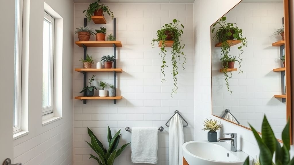 Bathroom Design Ideas for a Stylish Space 9 compact bathroom using tall storage and vertical design elements