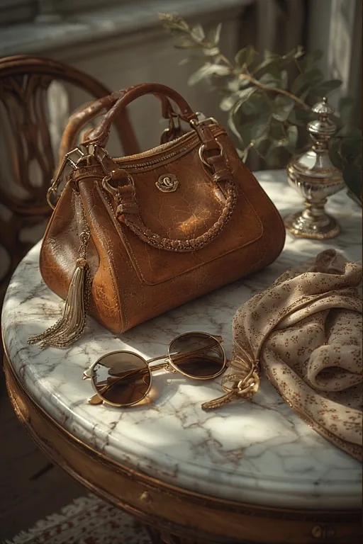 10+Stockholm Style Inspiration Fashion Ideas 10 Stockholm-style accessories flat lay with gold jewelry and leather bag.