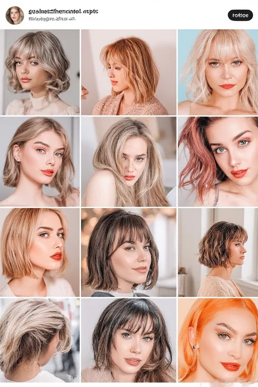 Inspire Others with Your Hairstyle on Beauty Boards 4 Creator choosing and uploading hairstyle images to popular beauty platforms.