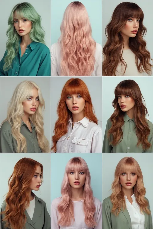 Timeless Fashion Hairstyles for a Chic Modern Look 7 Trendy hair color styles enhancing modern fashion looks.