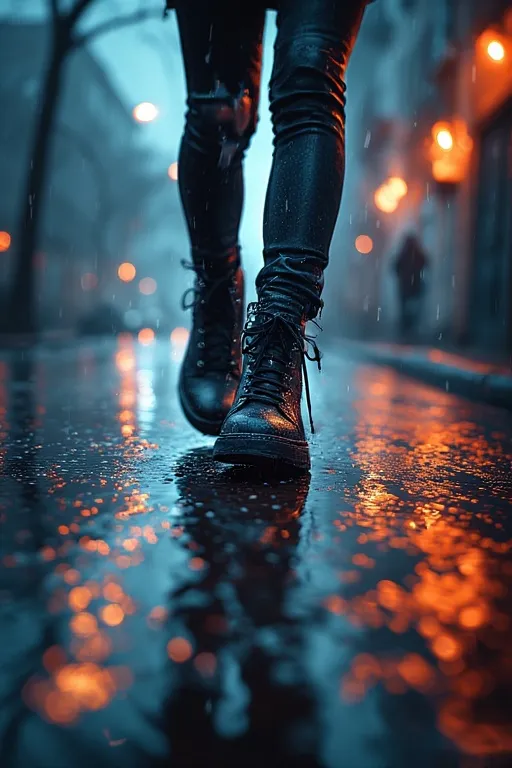 Dark Aesthetic Outfit Ideas For Streetwear Vibes 8 Black sneakers and boots for dark aesthetic streetwear look.