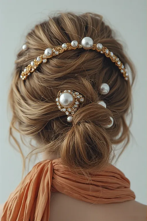 Timeless Fashion Hairstyles to Define Your Unique Style 10 Fashionable hair accessories adding charm and style to hairstyles.