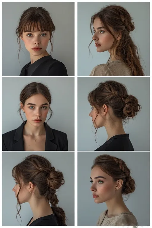 Timeless Fashion Hairstyles for a Chic Modern Look 8 Versatile hairstyles matched with various occasions and outfits.
