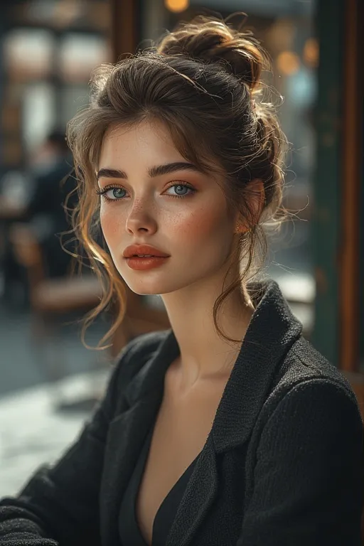 Low bun hairstyle with graceful, elegant finish suitable for any occasio