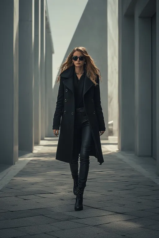 10+Stockholm Style Inspiration Fashion Ideas 7 Monochrome black Scandinavian outfit for everyday elegance.