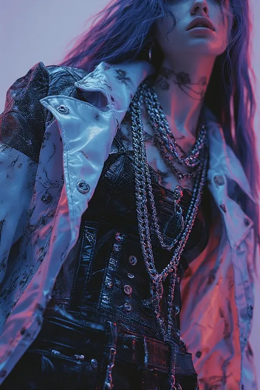 Dark Aesthetic Outfit Ideas For Streetwear Vibes 10 Dark streetwear outfit highlighting mixed textures of leather, cotton, and satin.