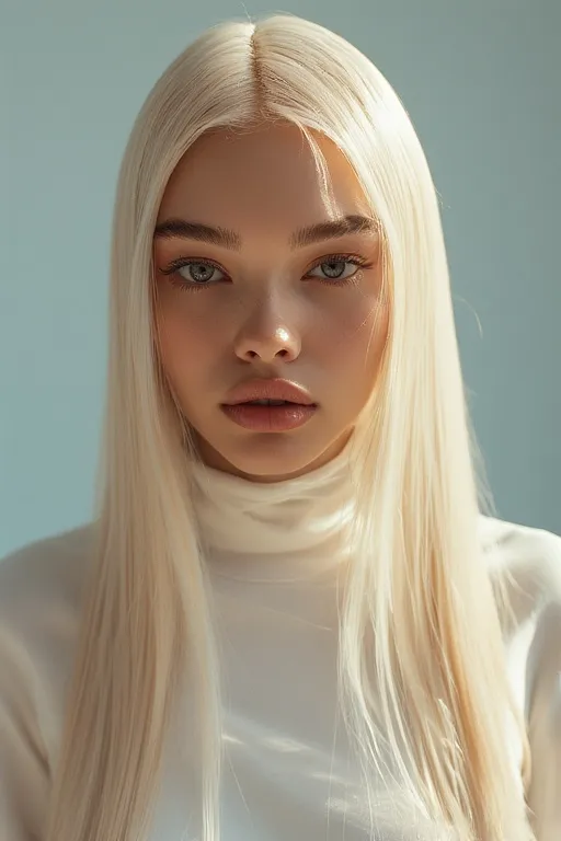 Sleek, straight hairstyle offering modern sophistication and polished everyday look.