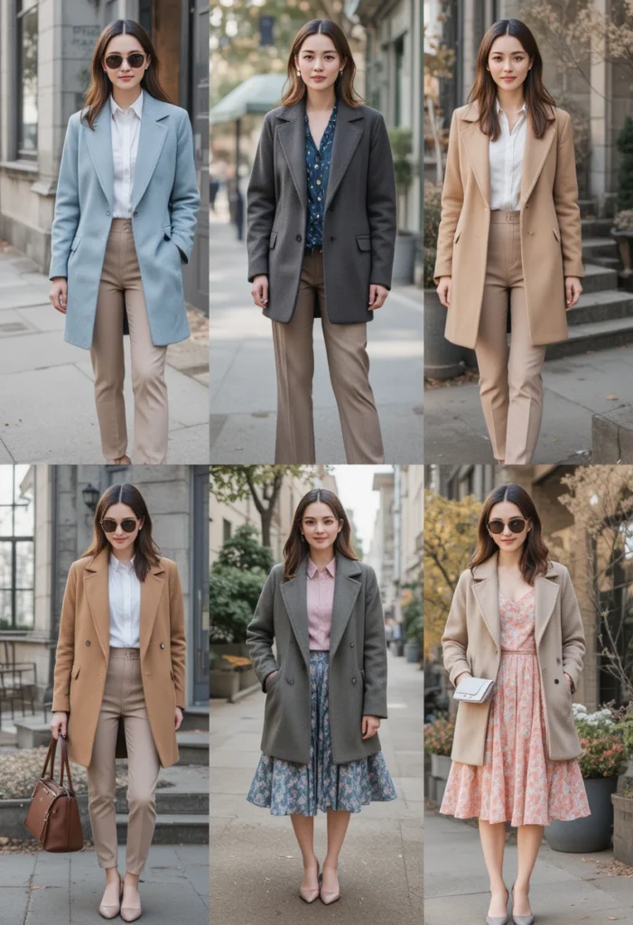 10+Minimalist Business Casual Fashion Ideas 11 Business casual outfits for every season featuring linen, wool, and pastel styles for year-round versatility.