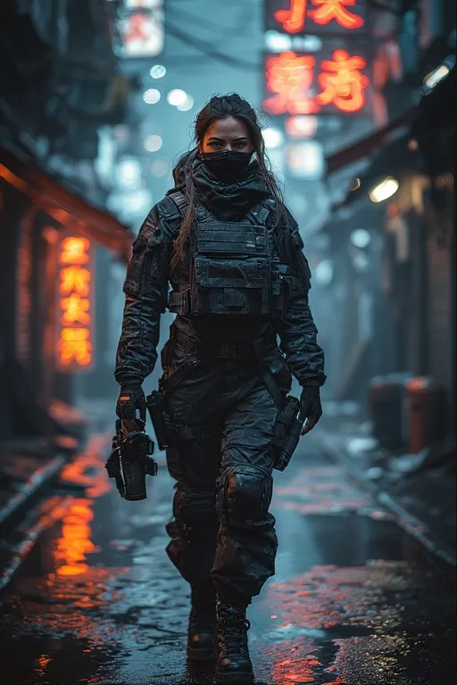 Dark Aesthetic Outfit Ideas For Streetwear Vibes 9 Dark techwear streetwear outfit with tactical details and futuristic urban vibe.