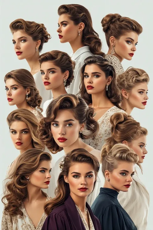 Timeless Fashion Hairstyles to Define Your Unique Style 9 Fashion icons inspiring global hairstyle trends across generations.