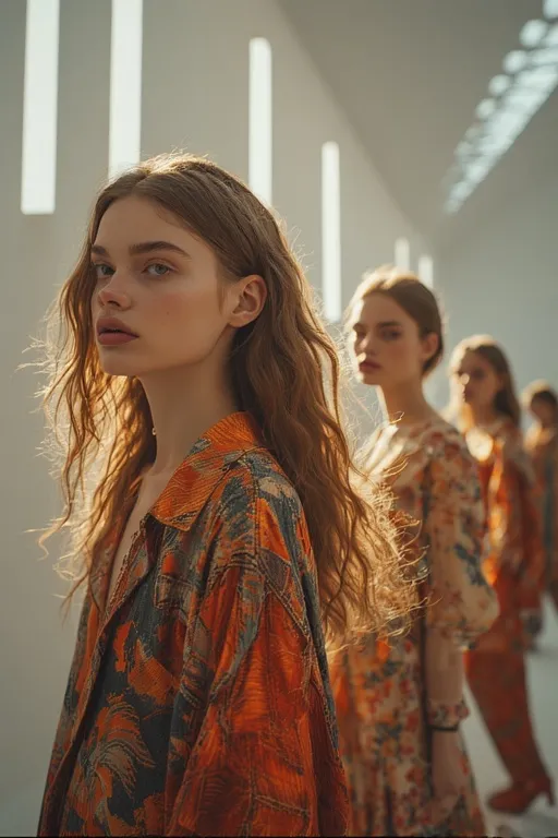 Timeless Fashion Hairstyles for a Chic Modern Look 5 Models on runway showcasing bold fashion and innovative hairstyles.