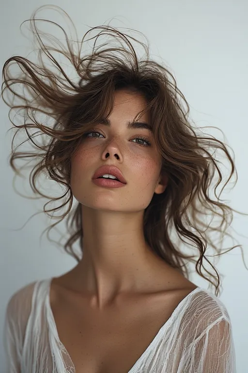 Timeless Fashion Hairstyles to Define Your Unique Style 5 Detailed shot of hairstyles showcasing texture, volume, and movement.