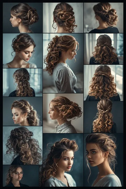 Inspire Others with Your Hairstyle on Beauty Boards 2 Digital beauty board showcasing creative and inspirational hairstyle ideas.