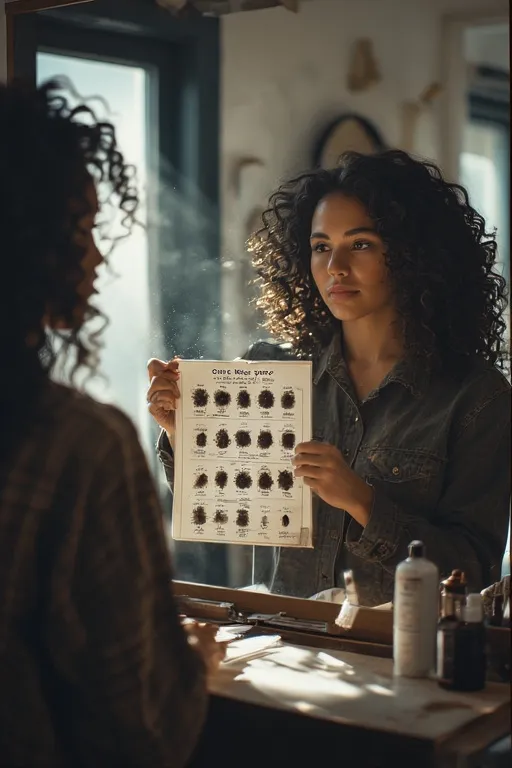 Gorgeous Curly Hairstyles for Every Texture and Occasion 3 Close-up showing different curl types from wavy to coily, highlighting diverse curl patterns.